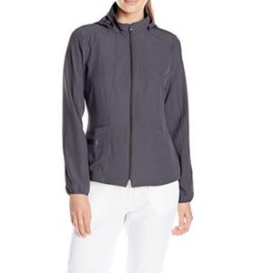 HeartSoul Pewter Scrub Jacket with Detachable Hood